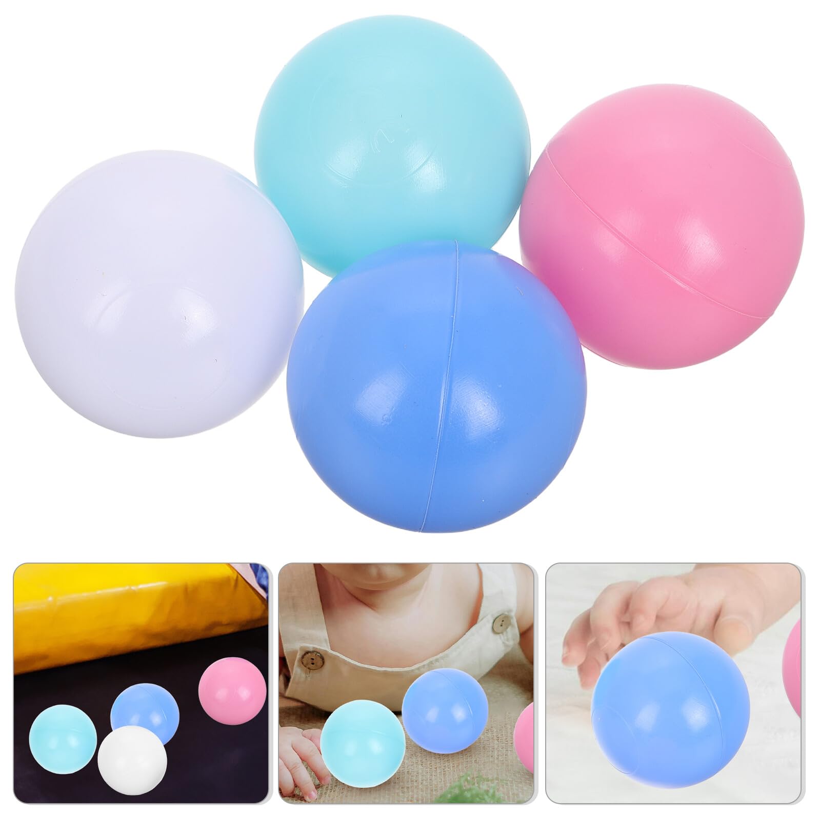Bolas Oceánicas de Plástico 200 Piezas para Niños y Bebés
