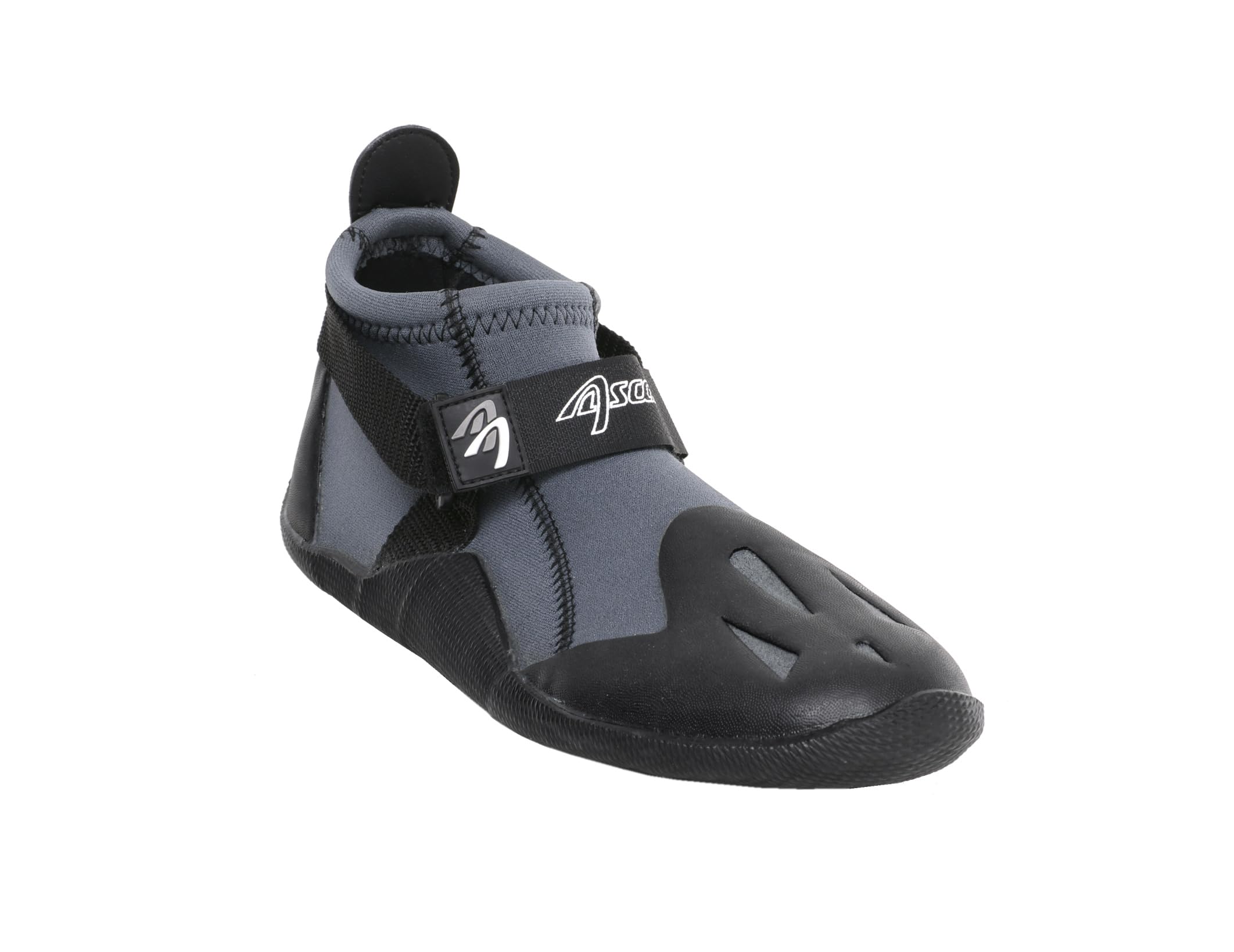 Ascan Kite 2mm. Sehr robuster Neoprenschuh mit besonders gutem Halt durch Doppelklett und String. Verklebte Blindstich Nähte