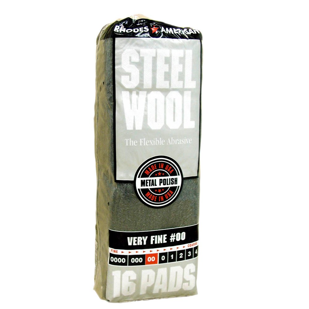 Homax - 33873161028 Steel Wool, Very Fine Grade #00,16 Pads