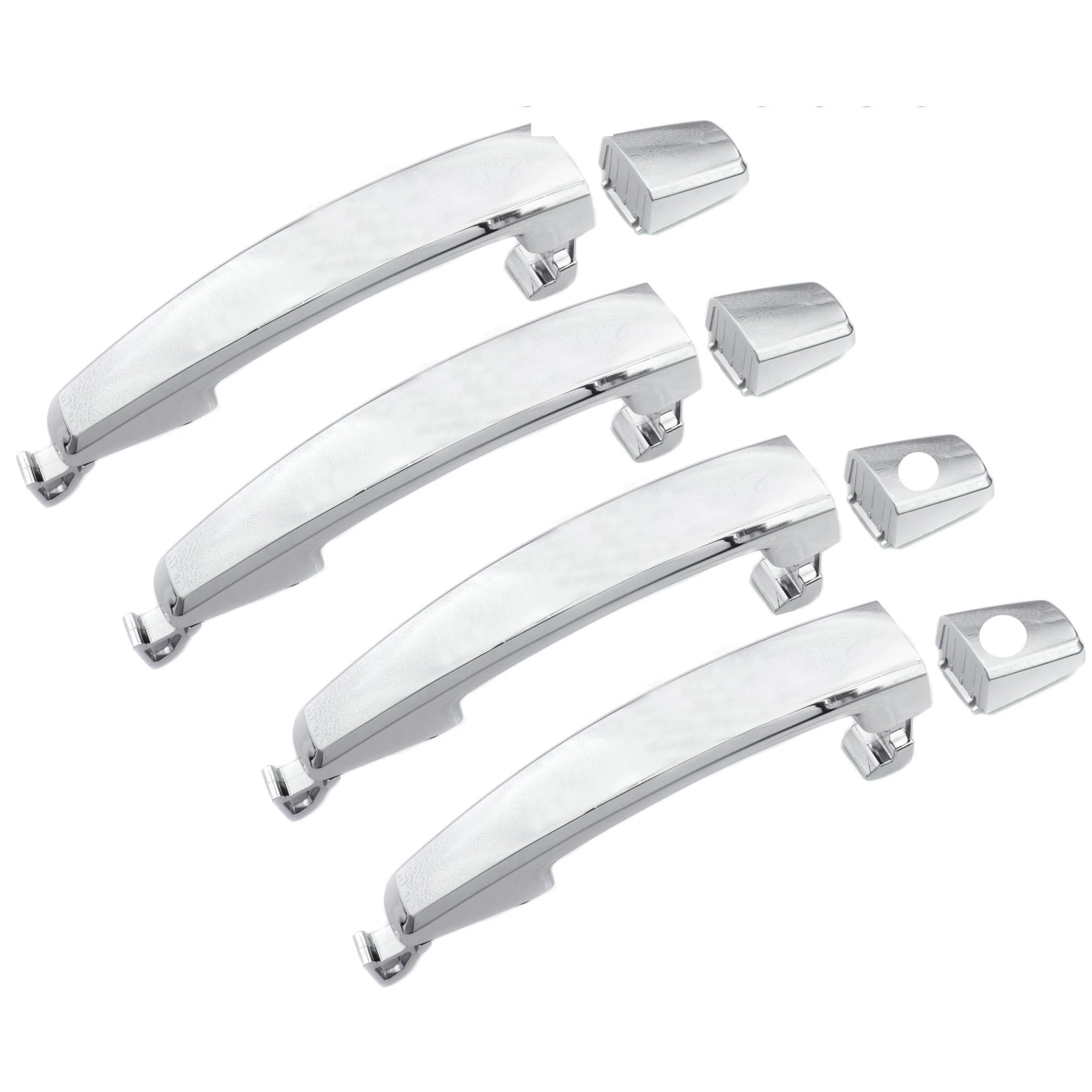 Wsx5fc 4 Sides 2 Holes Exterior Door Handles Chrome Front Or Rear Left Or Right Outside Exterior Door Handle 96468266 96468306 For Captiva Sport For Aveo For Saturn Vue