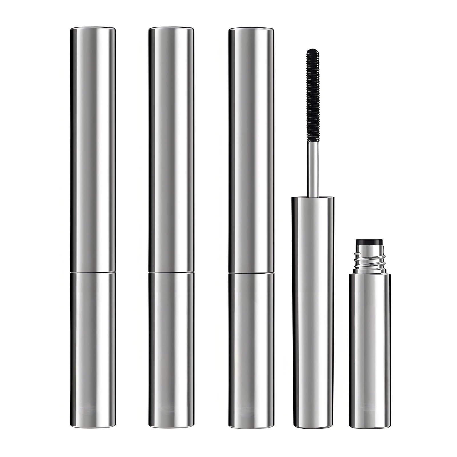 Mascara – Due pacchi,Materiale Della Spazzola In Metallo Naturale,Mascara super volumizzante e allungante,Allunga Le Ciglia,allungamento e volume a lunga tenuta per 24 ore