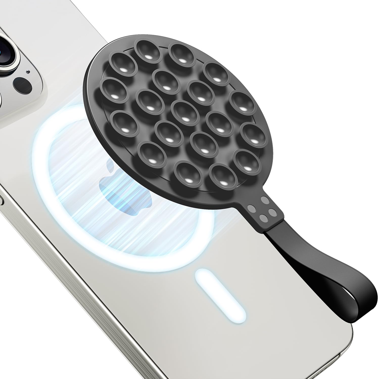 WSKEN MagSafe Support De Téléphone Magnétique Réutilisable à Ventouse