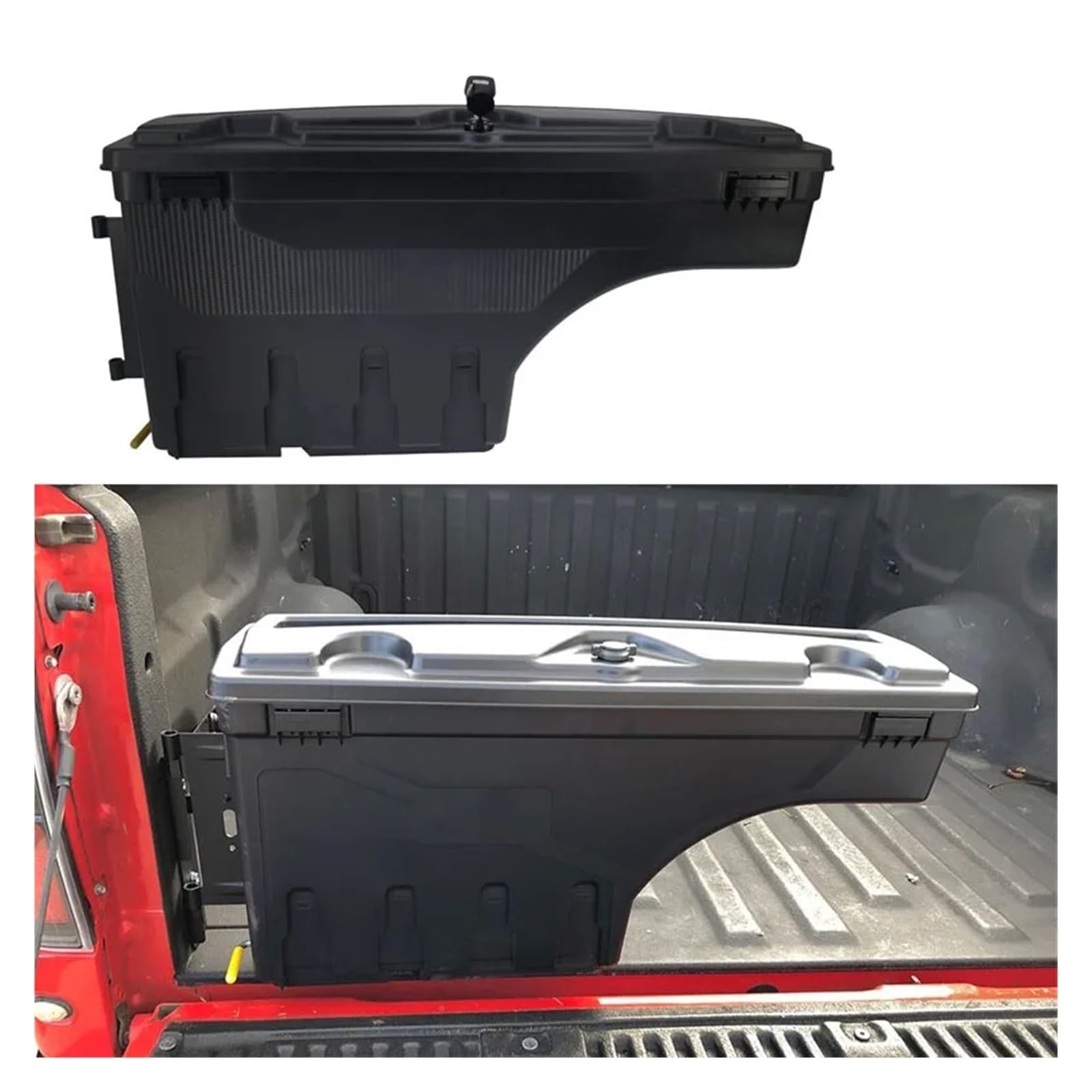 Cujjsrwp Parcel Shelf Toolbox Storage Tailgate Swing Case Storage Tool Box For For Ranger T8 2019-2022 For Wildtrak XLT XLS XL For Limited Sport Rear Trunk Parcel(1pcs left)