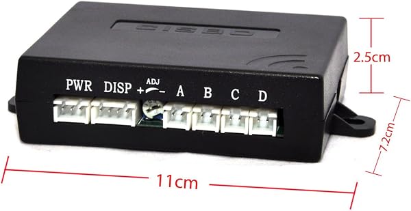 SB397 Parking Reverse Sensors Audio Buzzer Alarm Canbus Kit, Black, Set of 4 - 2