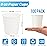 Huifany 100 Pack 5 oz Paper Cups, Small Bathroom Cups Disposable Paper Cup for Mouthwash,Hot/Cold Beverage Drinking Cup for Party, Picnic, BBQ, Travel and Event