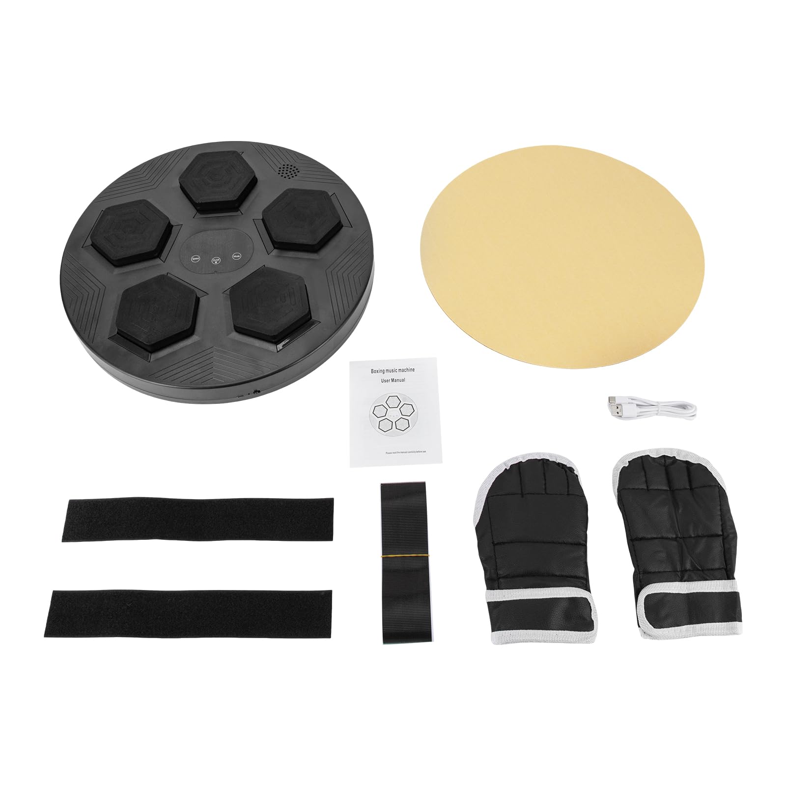 Music Box, macchina, bersaglio di boxe a LED a parete, macchina per boxe musicale Bluetooth elettronica, dispositivi per allenamento di boxe con guanti da boxe, per bambini, adulti, esercizi a