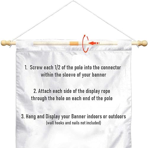 Miniatura 6 de College Flags & Banners Co. Louisiana Tech Bulldogs Banner con poste colgante