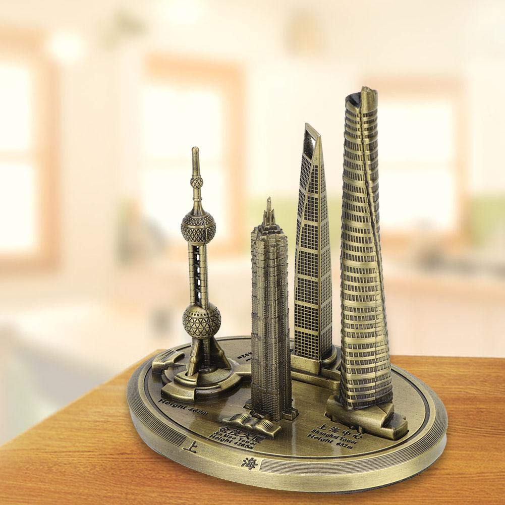 Marhynchus Oriental Pearl Tower-Gebäude-Modell Shanghai Financial Center-Gebäude-Modell Shanghai Buildings Souvenir(#1)