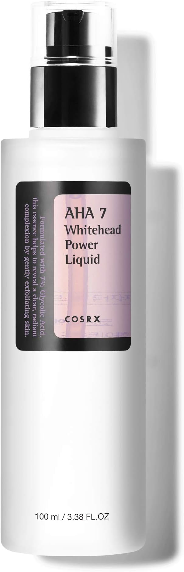 COSRX AHA 7 Whitehead Power Liquid 3.38 fl.oz / 100ml | Glycolic acid 7% Dark Spot Remover | Korean Skin Care, Animal Testing Free, Paraben Free…