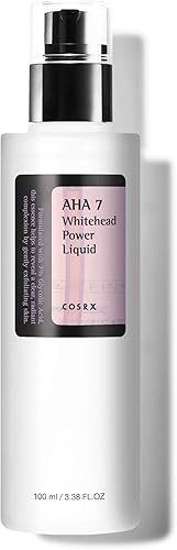 COSRX 7% Glycolic Acid Whitehead Removing Power Liquid, 3.38 fl.oz, AHA Exfoliant, Exfoliating Toner for Face & Body, Pore Minimizer, Korean Skin Care