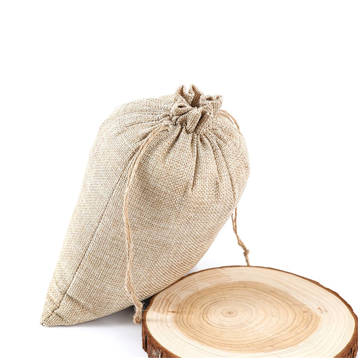 Lot de 85 sacs en toile de jute avec cordon de serrage - Sacs à bijoux avec cordon de serrage - Pour calendrier de l'Avent, sachets cadeaux (20 x 30 cm)
