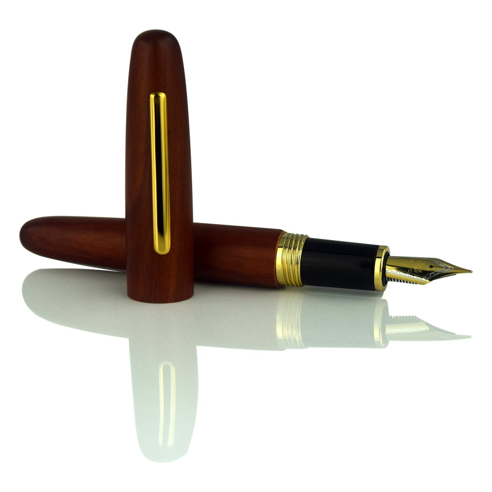 Amazon | Jinhao Heritage 9056 木製万年筆 ローズウッドアンティーク