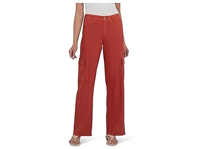 KUT from the Kloth Akia Mid Rise Wide Leg Pants With Cargo Pockets Women