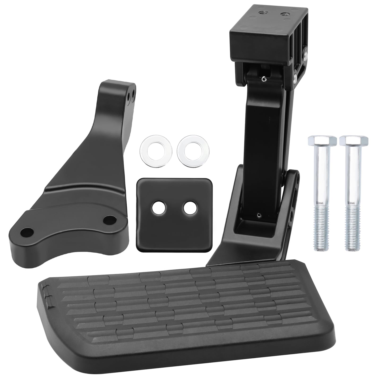 Rear Bed Step for 2006-2014 Ford F150 Retractable Bumper Tailgate Step, Folding Truck Tailgate Step, Replacement 75302-01A