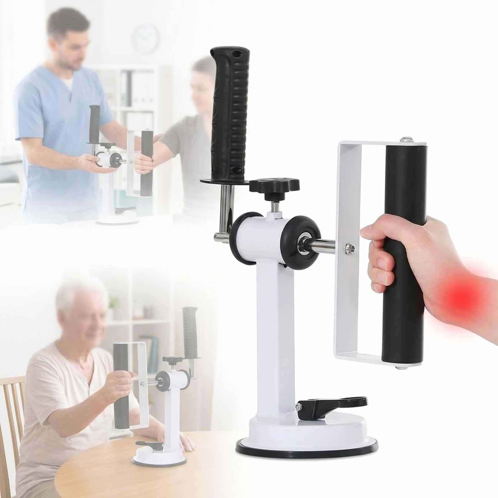 MObyat Wrist Elbow Joint Trainer, Upper Limb Rehabilitation Device with 0-180° Full Angle Training, Forward/Reverse Rotation, Adjustable Resistance, for Stiffness and Injury Recovery