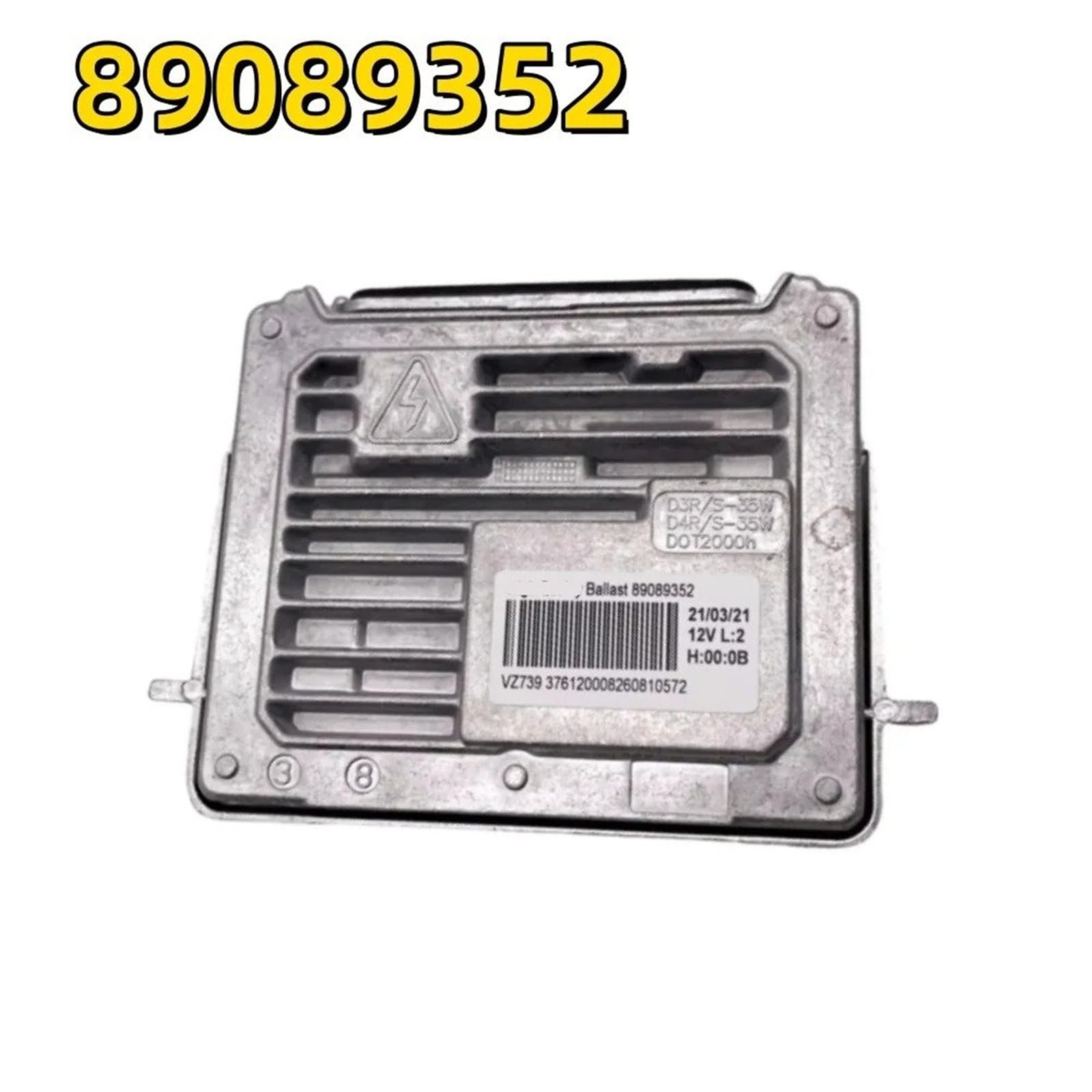 Unidad Control Balasto Faro 89034934 63117180050 89089352 Unidad Control Balasto Xenón HID Kit Faros Coche D3S D3R para GMC para Acadia / Denali SL SLE SLT Limited