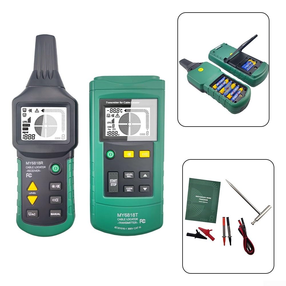 MY6818 Underground Cable Fault Detector, Wire Cable Tester, Portable Wire Line Cable, Line Breakpoint Tester - Image 2