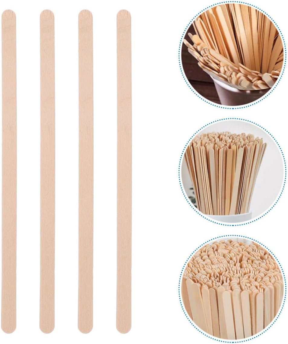 500pcs Espresso Coffee Stirrer Tool Reusable Stirring Sticks for Bar Milk Tea Cocktails