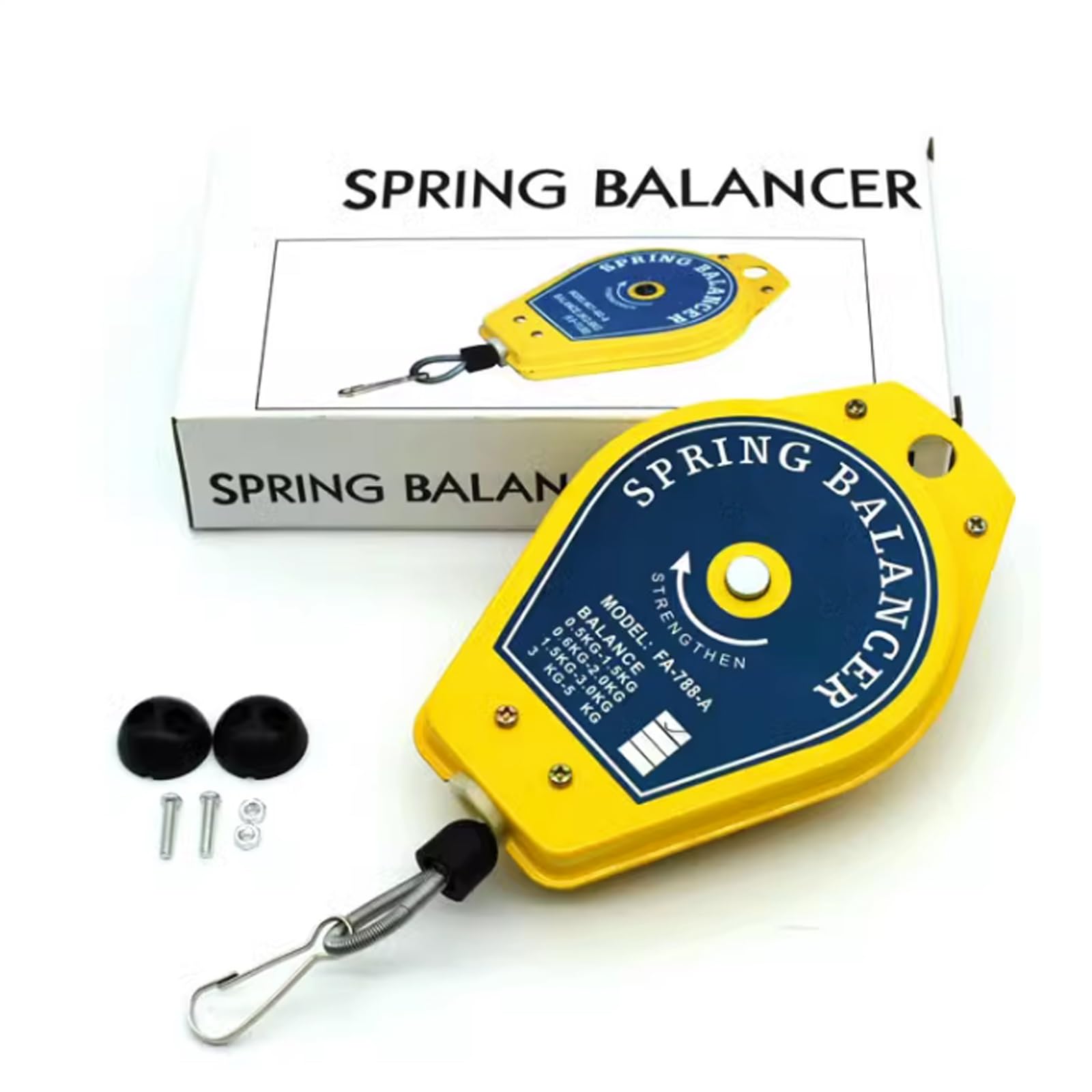 Equilibrador de resorte, Evite caídas, reduzca la fatiga de manera segura, for colgar herramienta for mantener el equipo estable(0.6 2kg)