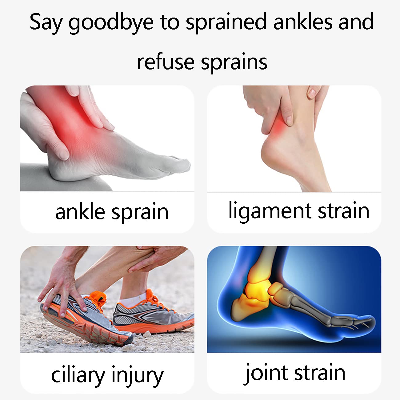 Soporte para la Periostitis Tibial, férula de Tobillo Tipo Estribo, Tobillera de Aire y Gel, Envoltura de Gel con compresa de Hielo, Soporte Ajustable, Tobilleras de compresión f