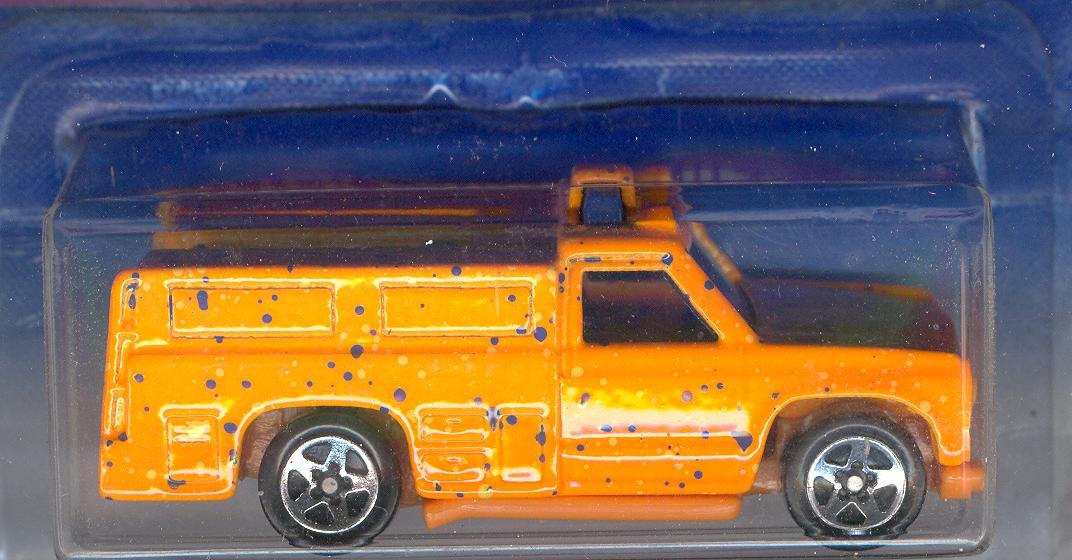 Amazon.com: Hot Wheels 1995 408 ORANGE RESCUE RANGER SPLATTER