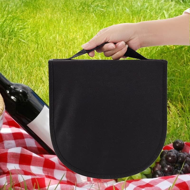 Silverware Flatware Set, Stainless Steel Portable Outdoor Meal Bag Lunch Tray Travel Camping Cutlery Knife Fork Spoon Set(Gold)