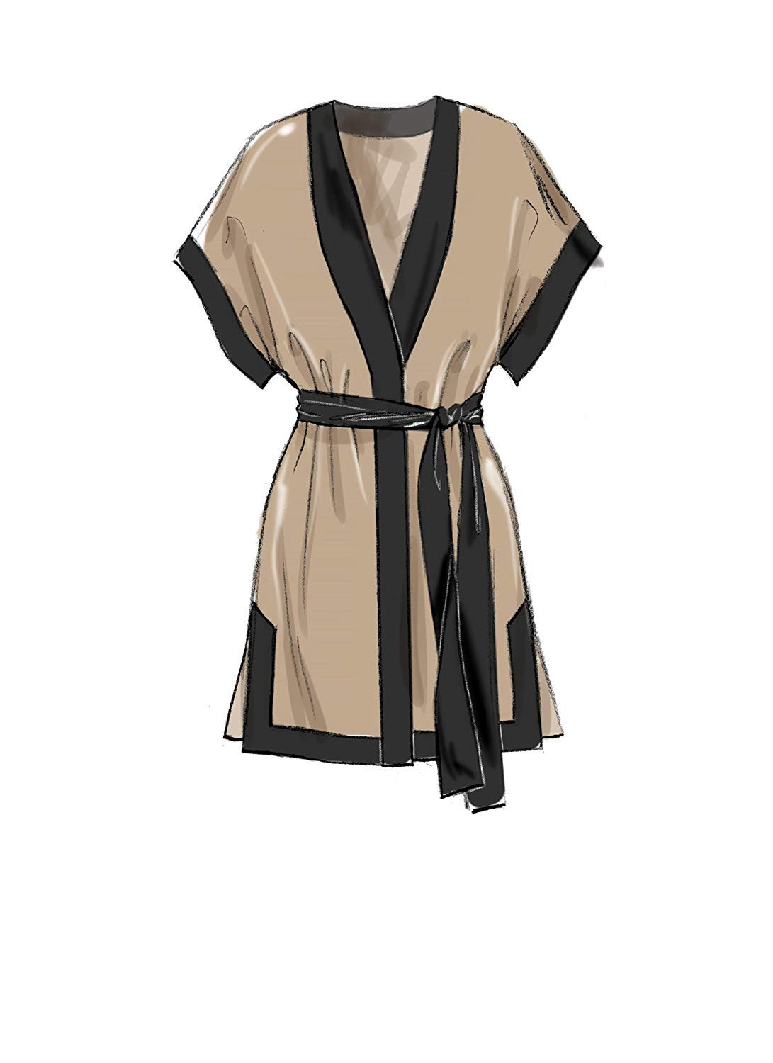 McCall's Pattern M7790 ZZ Misses' Jacket and Belt by Melissa Watson, Size L-XL-XXL