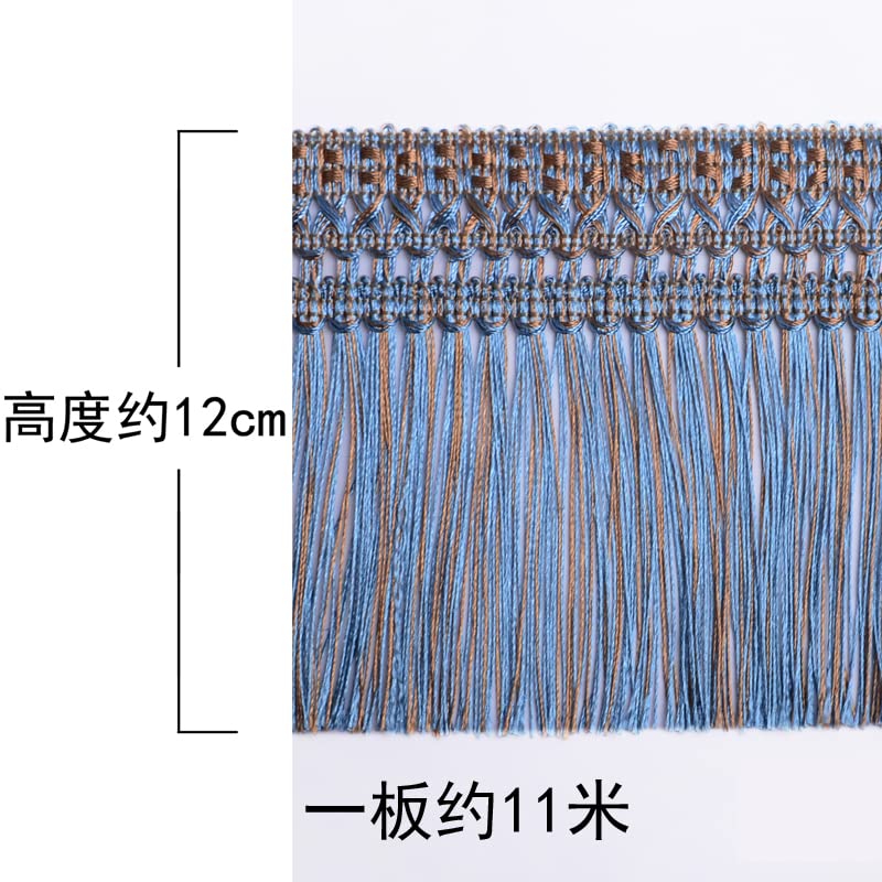 11Meter/Lot Rideau Frange Dentelle Gland 12CM Lissage Whisker Spike Rideau Table D'appoint De Mariage Décoration Accessoires-Rouge Violet