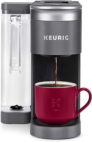 Keurig K-Supreme SMART - Cafetera inteligente, tecnología MultiStream, prepara tamaños de taza de 6 a 12 onzas, color gris
