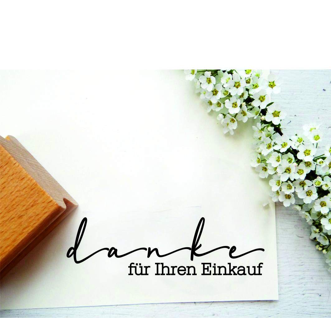 Stempel"Vielen Dank für Ihren Einkauf" Dankeschön, Dank, Kundendank Amazon.de HandmadeProdukte
