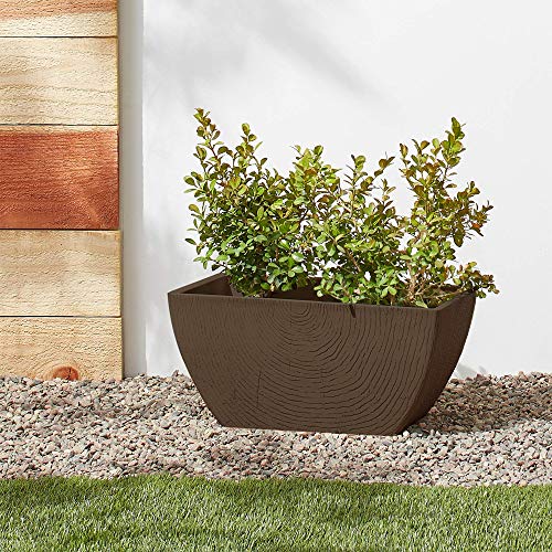 Arcadia Garden Products Q41C Concentric Window Box, Chocolate, 16 X 10 X 8 #TOP3