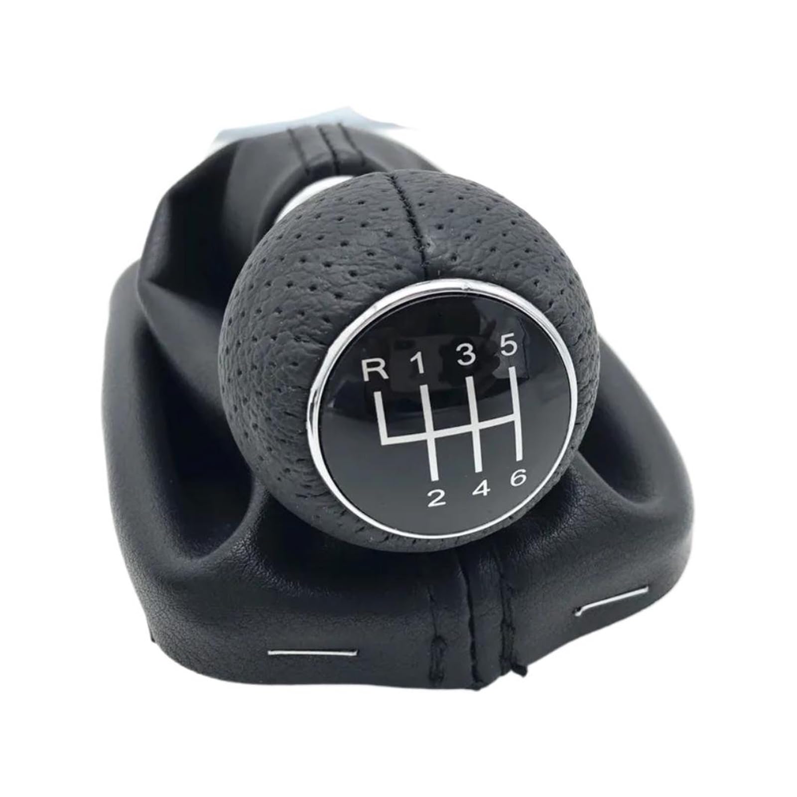 Lozopmtmld 12Mm R123456 For A3 S3 8L 1 6L 2001-2003 Gear Shift Knob Pu Leather / Abs Performance
