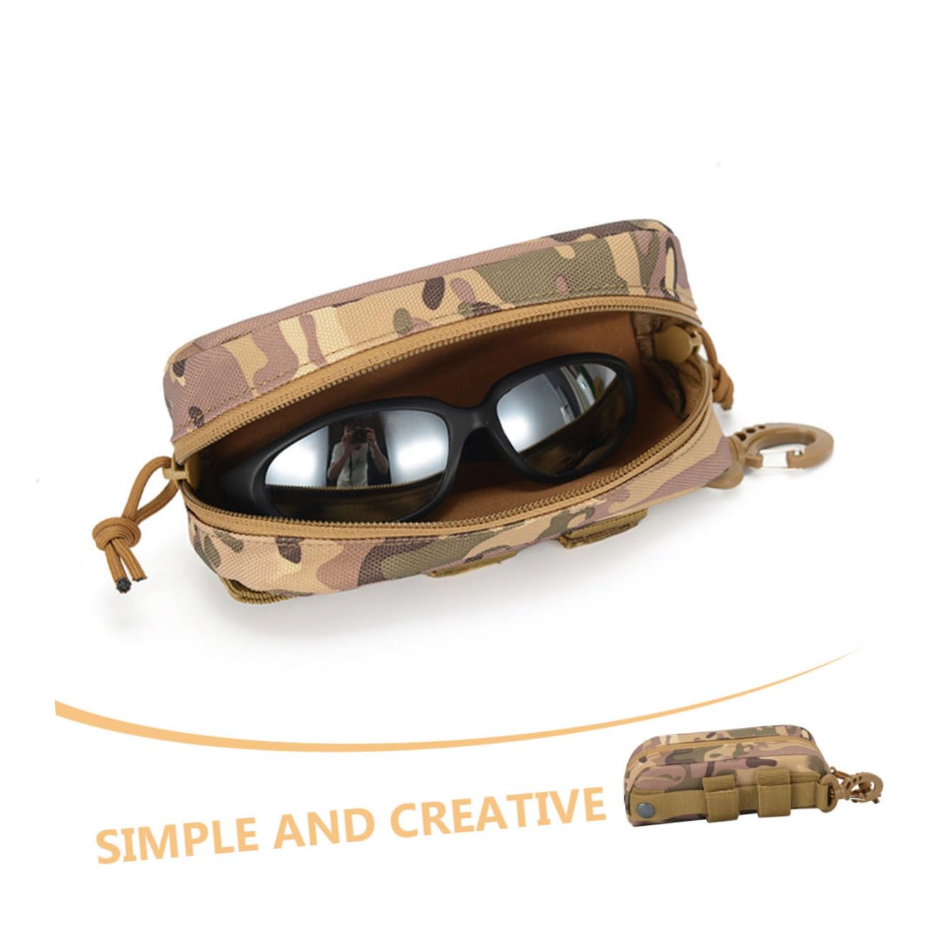 Funda protectora para gafas bolsa de gafas bolsa de anteojos portátil estuche para gafas estuche de gafas estuche gafas estuche de anteojos envases de anteojos nailon