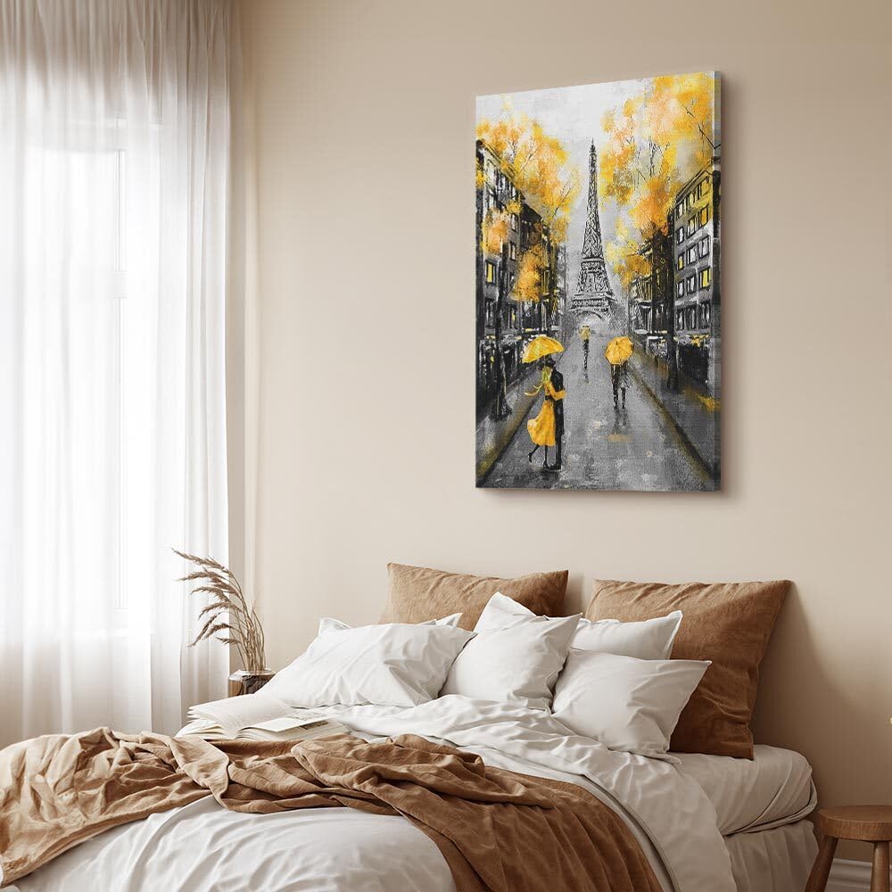 Decomonkey Tableau Toile Abstrait 150x50cm - Impression Sur Intissé Avec Cadre Bois Pour Salon