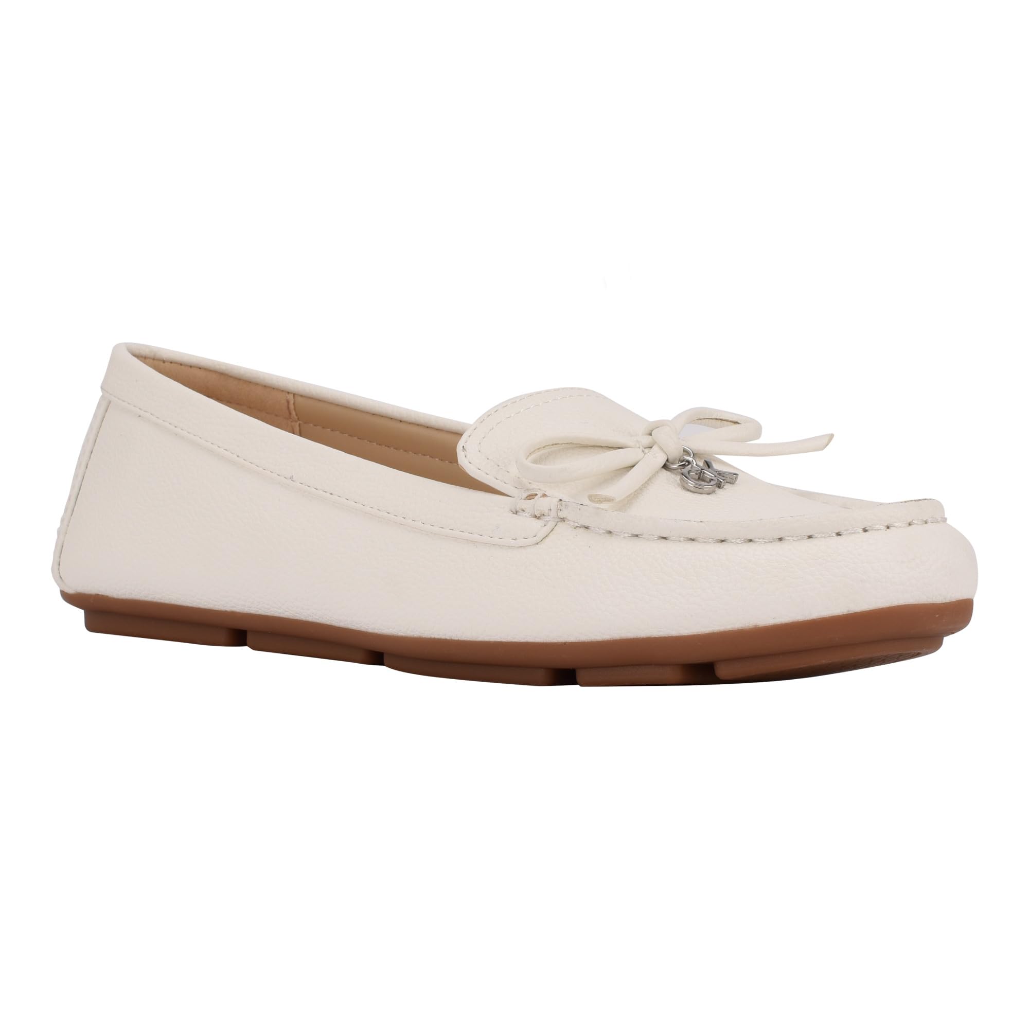 Calvin Klein Women's Linca Loafers, White 140, 3.5 UK