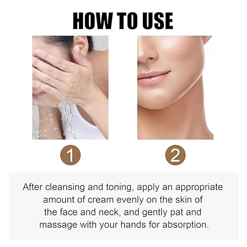 Miniatura 7 de MQN Crema de esencia elástica de colágeno polipéptido, loción de colágeno micromolecular, crema reafirmante que aprieta el levantamiento, 2 unidades