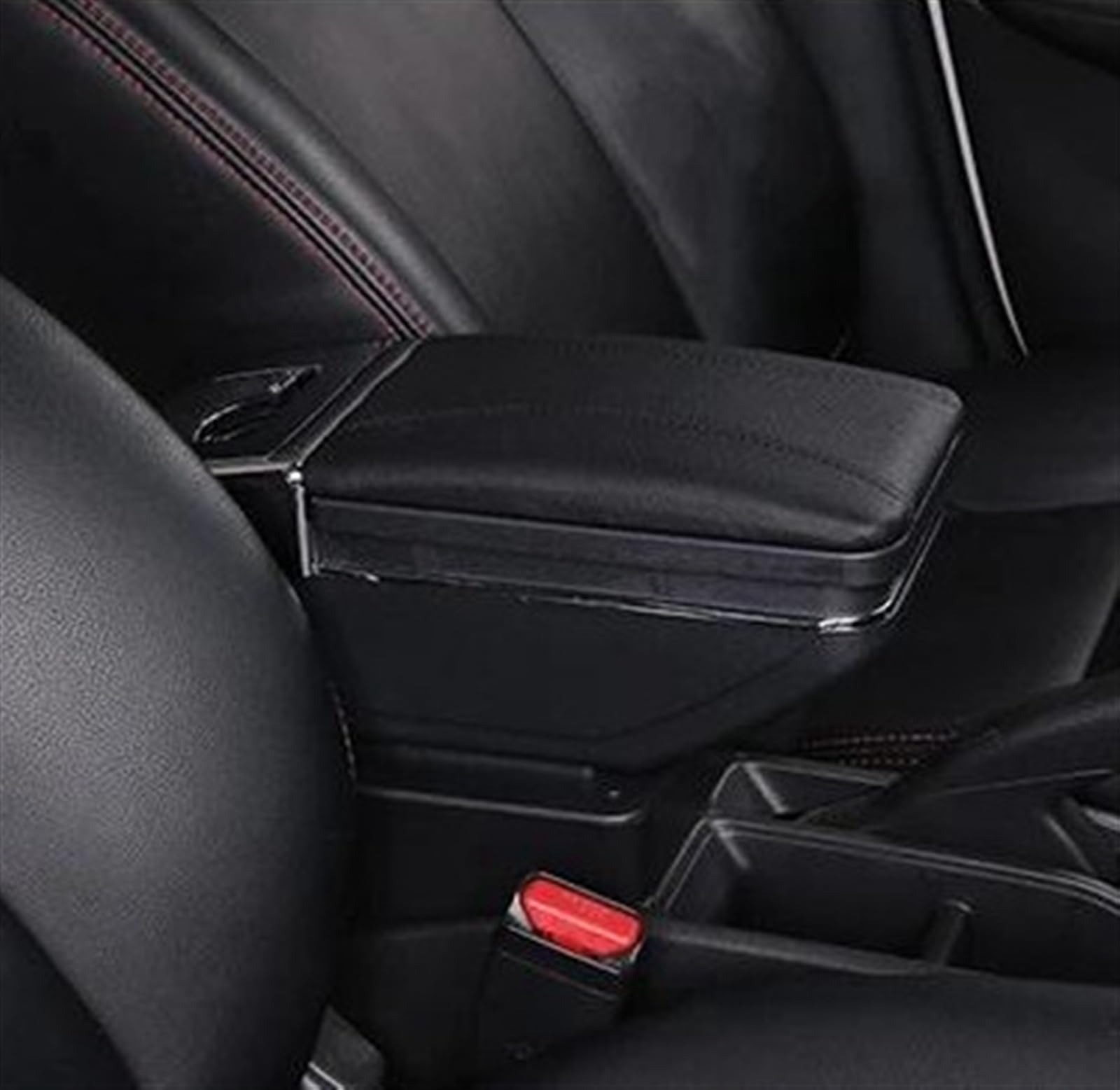 NMJLQW Storage Rack Car Modification Interior Accessories Car Seat Armrest Box Storage Box For Yaris GR For Elegant 2020-2023(A Styke All Black)