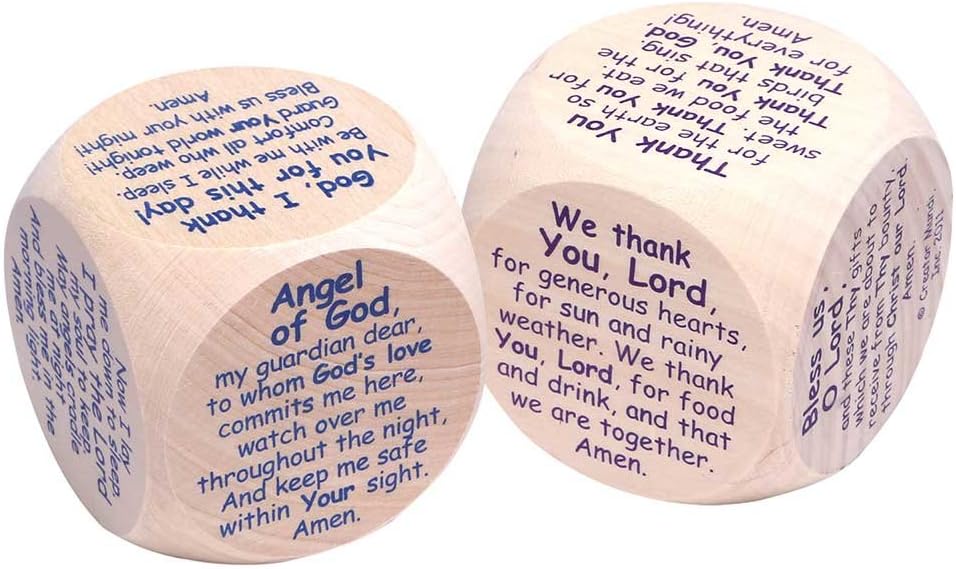 The Original Creator Mundi Bedtime Prayer Cube (Bedtime Prayer Die) for Children