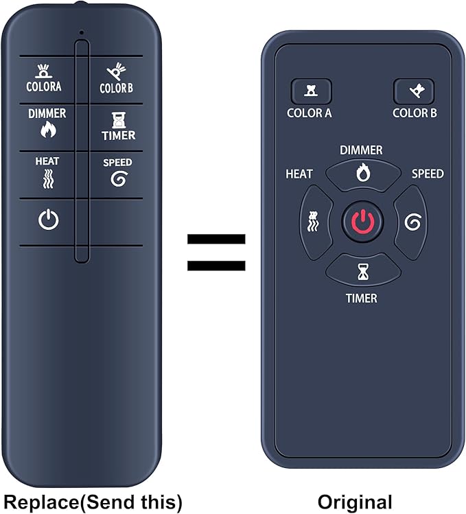Control Remoto RETROSUN para Chimenea Eléctrica R.W.Flame miniatura 2