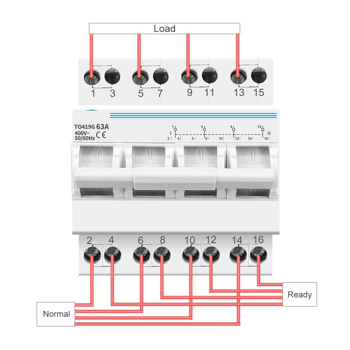 サーキット ブレーカ 4P 63A 3 フェーズ MTS デュアル パワー 手動転送分離スイッチ インターロック サーキット ブレー