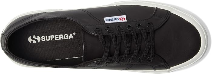 Кроссовки Superga 2750 Nappa, цвет: Чёрный — фото 6