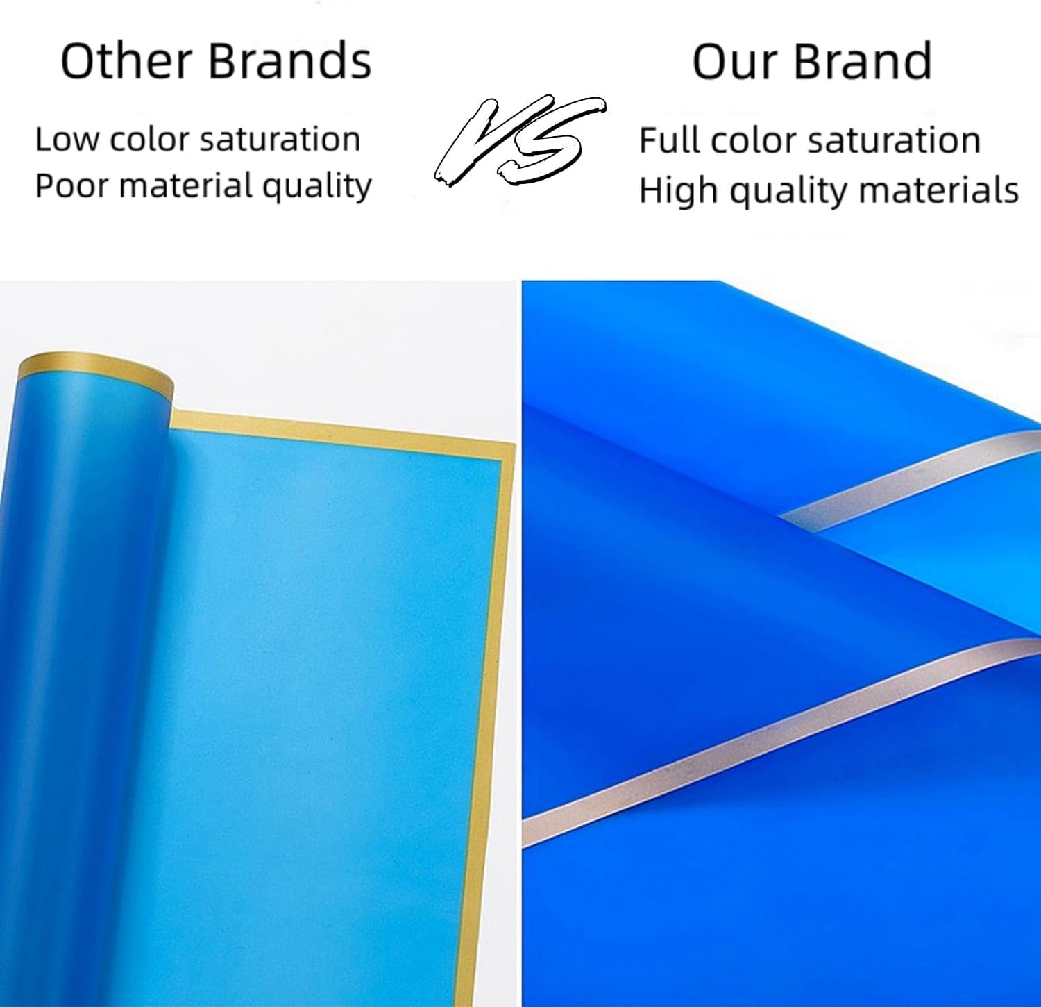 30 Sheets Black Gold Edge Flower Bouquet Wrapping Paper，Florist Supplies Waterproof Floral Bouquet Wrapping Paper Bouquet Accessorie，Flower Shop Packaging Pape for DIY Gift Wedding Birthday thumbnail