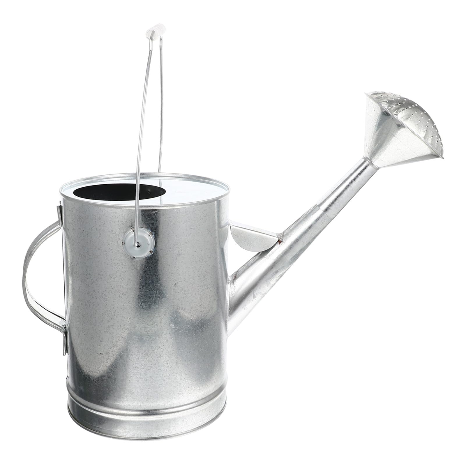 SOLUSTRE Arrosoir Arrosage Facile 5l et Poignée Ergonomique Fer Galvanisé Fond Plat en pour des Plantes Jardin