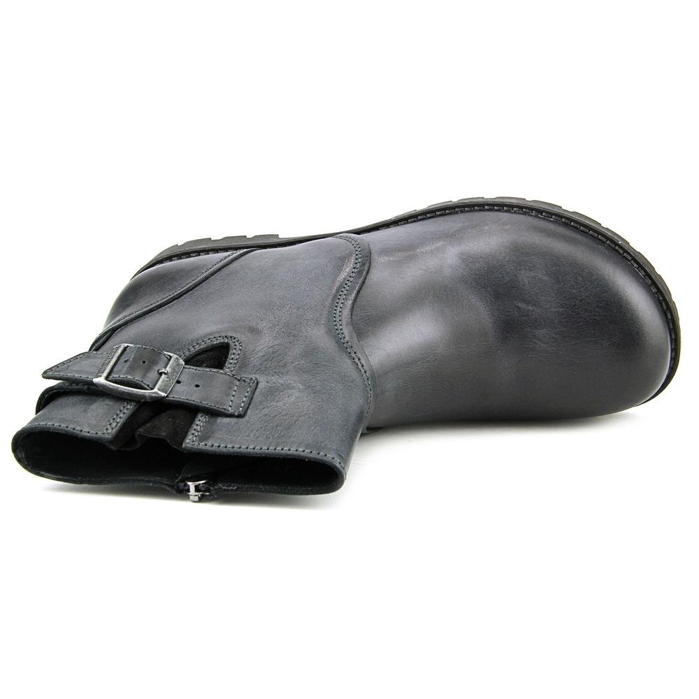 Birkenstock Stowe Leather Boot Womens Black Leather 36