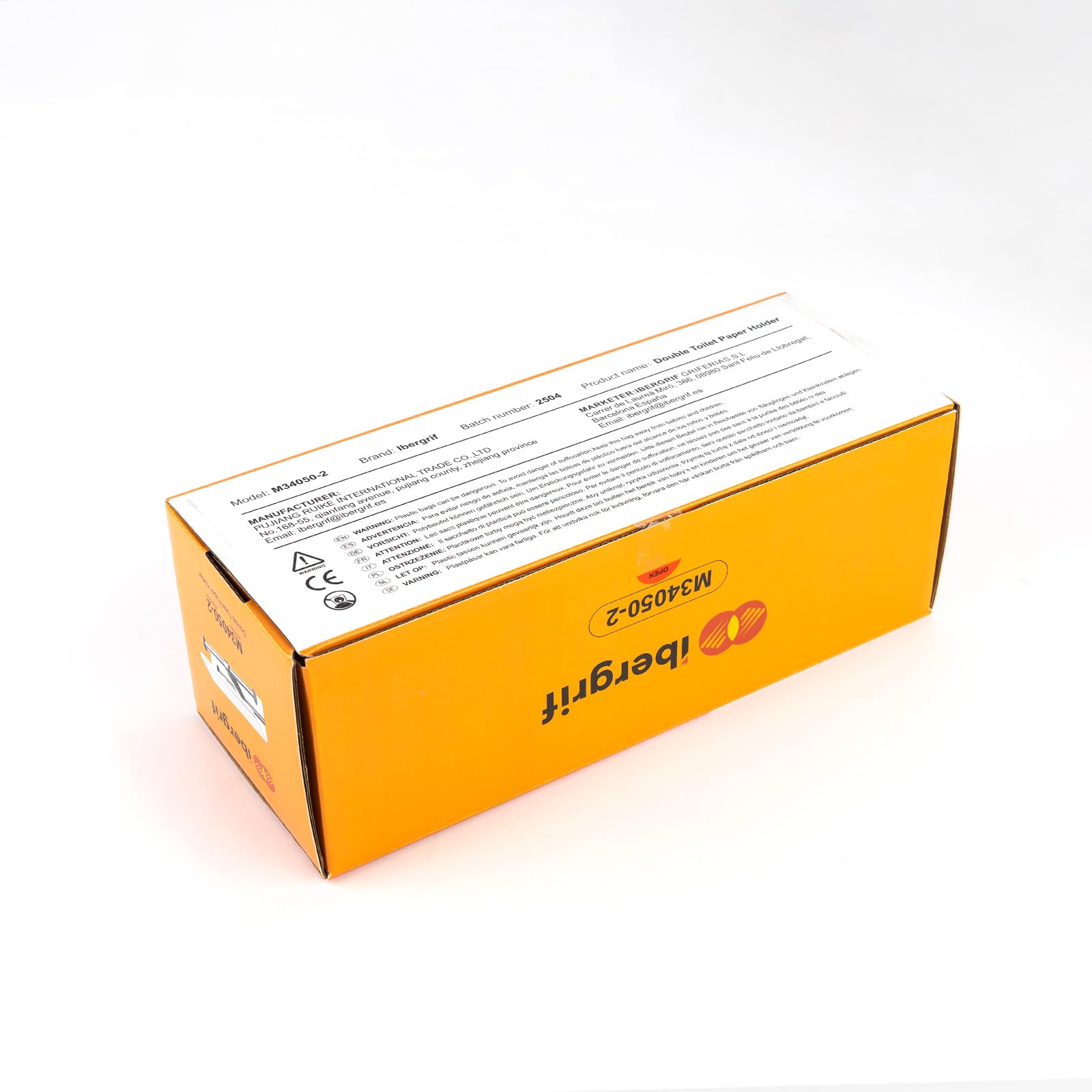 Ibergrif Portarrollos de Papel Higiénico Doble con Estante, Soporte Papel Higiénico de Acero Inoxidable para Pared, Instalación Adhesiva o con Taladro, Portarrollos para Baño o Cocina, Plata