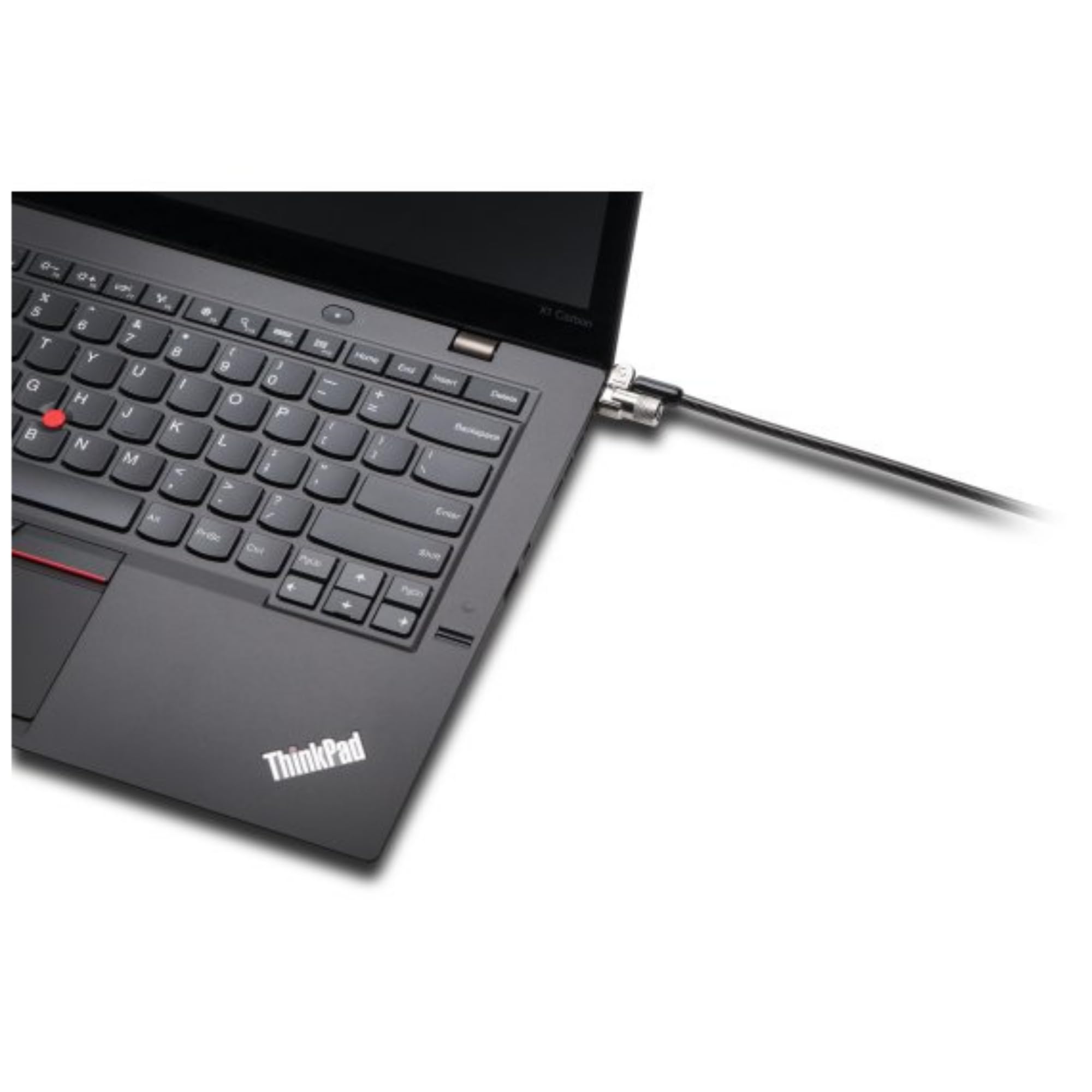 Kensington MicroSaver 2.0 - Cable antirrobo (Negro, Metálico, Llave, Portátil, Barra en T, Carbono, Acero, 1 cm)