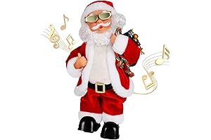 SdeNow Electric Animated Christmas Santa Claus Singing Dancing