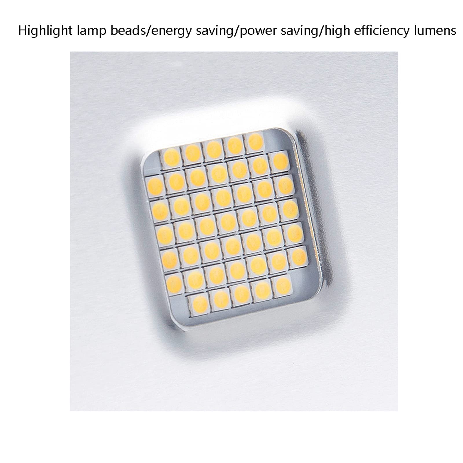 lampy solarne do użytku na zewnątrz, Światła bezpieczeństwa 5500 lm Zewnętrzne super jasne światła robocze LED 220 V Pozytywne białe światło do drzwi, ogrodu, garaży i innych klas energetycznych(100W)