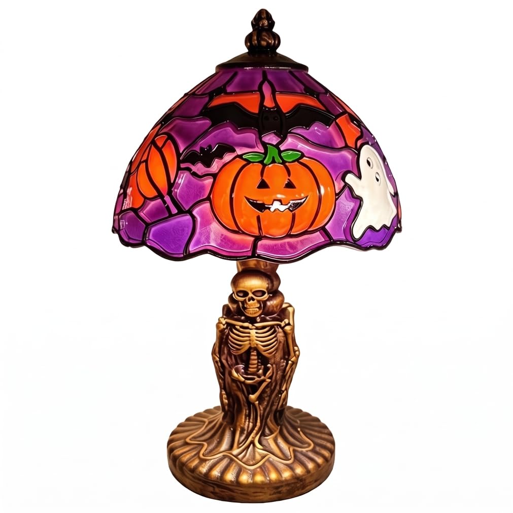 Imooreshine Halloween Lamp, Glowing Vintage Halloween Decor