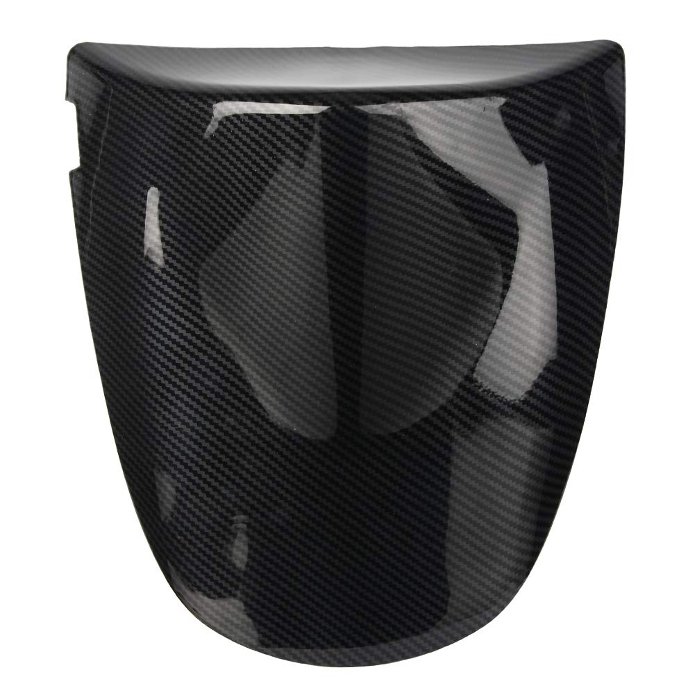 Newsmarts Motorcycle Rear Seat Cowl Fairing Tail Cover for Kawasaki ZX6R 2003-2004,Carbon Fiber
